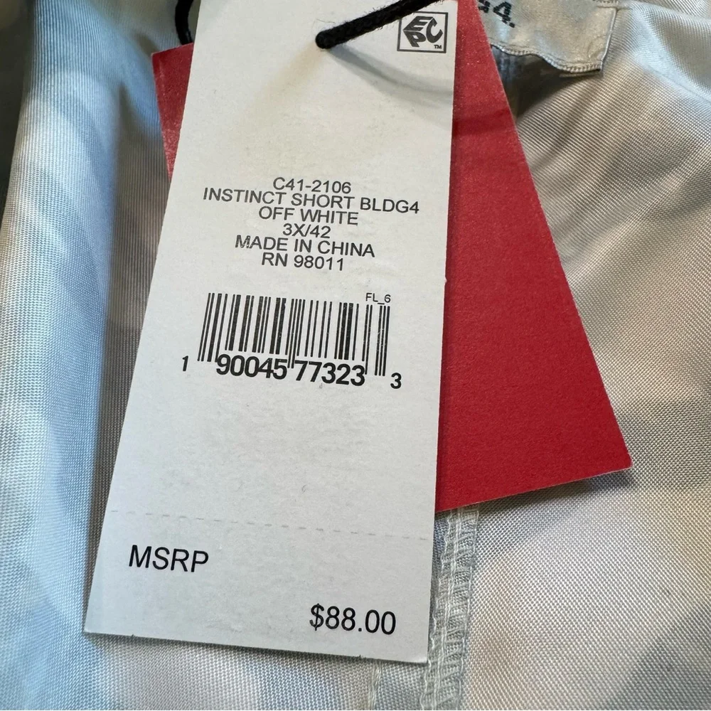BLDG4 Men's Plus Size Shorts 3x Elastic Drawstring Waist New $88